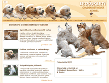 Tablet Screenshot of golden-retrievers.hu